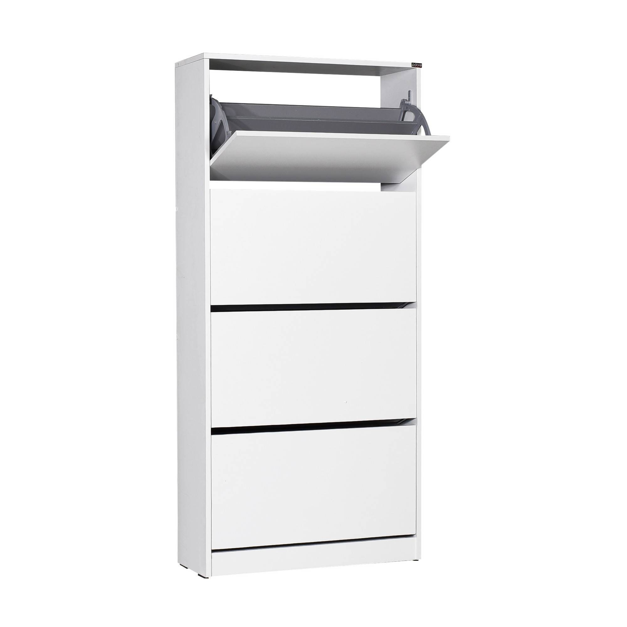 Szafka na buty Gogymn 73x157 cm biała - zdjęcie 1