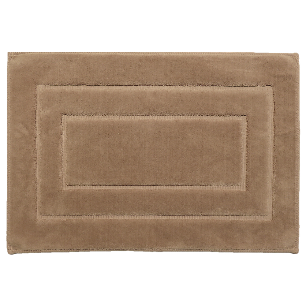 Dywanik do łazienki Kaus w stylu klasycznym brązowy - zdjęcie 1