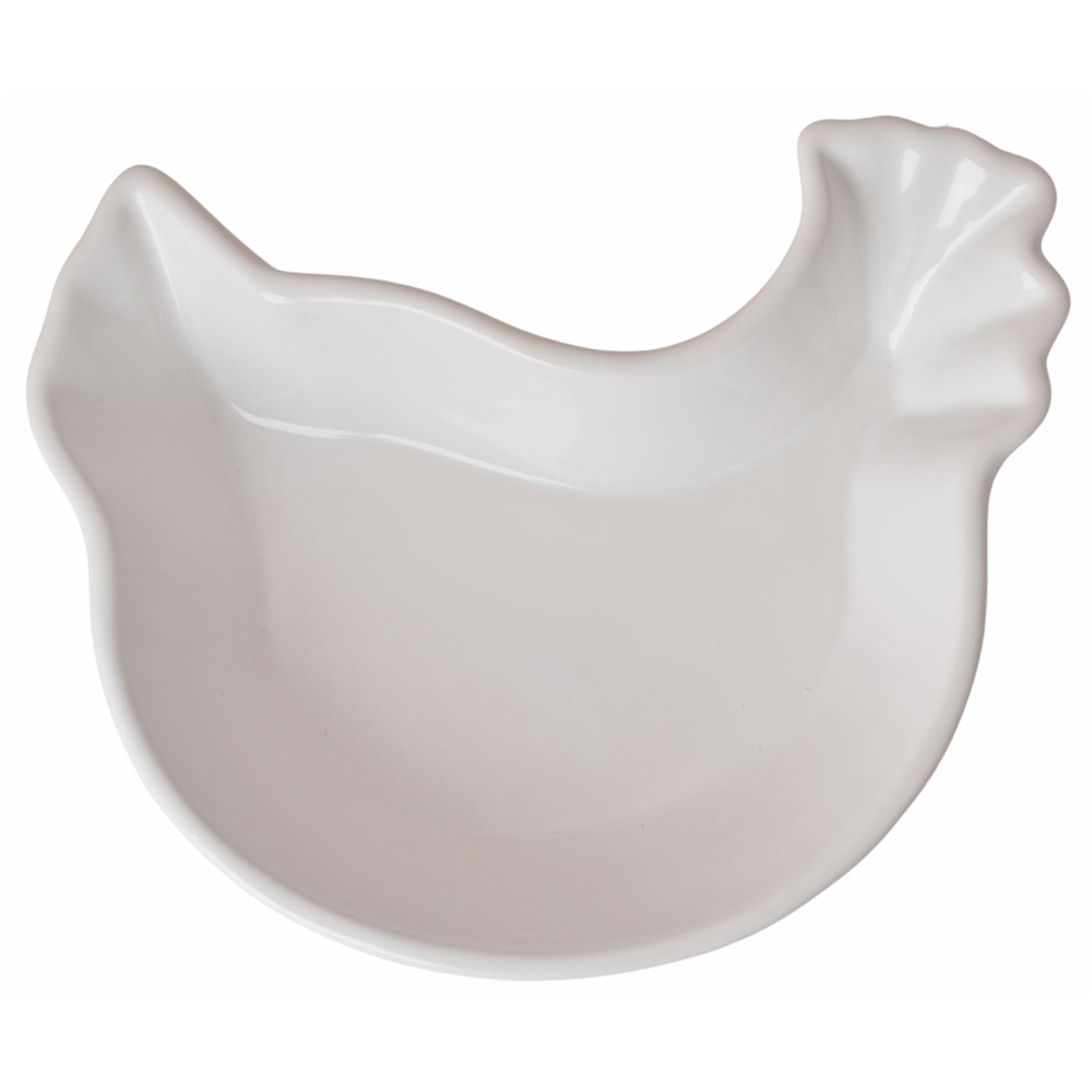 Talerzyk ceramiczny Entreves kurka biała - zdjęcie 1