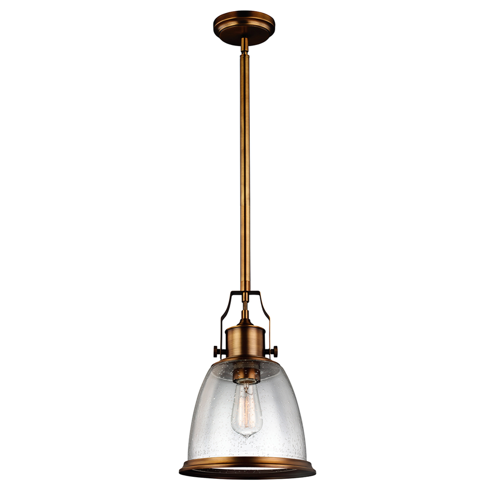 Lampa wisząca Hobbse średnica 24 cm mosiężna - zdjęcie 1