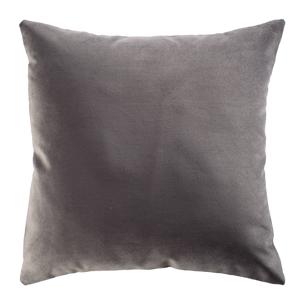Poduszka dekoracyjna Myrrhis w tkaninie PET FRIENDLY 45x45 cm ciemnoszara - zdjęcie 1