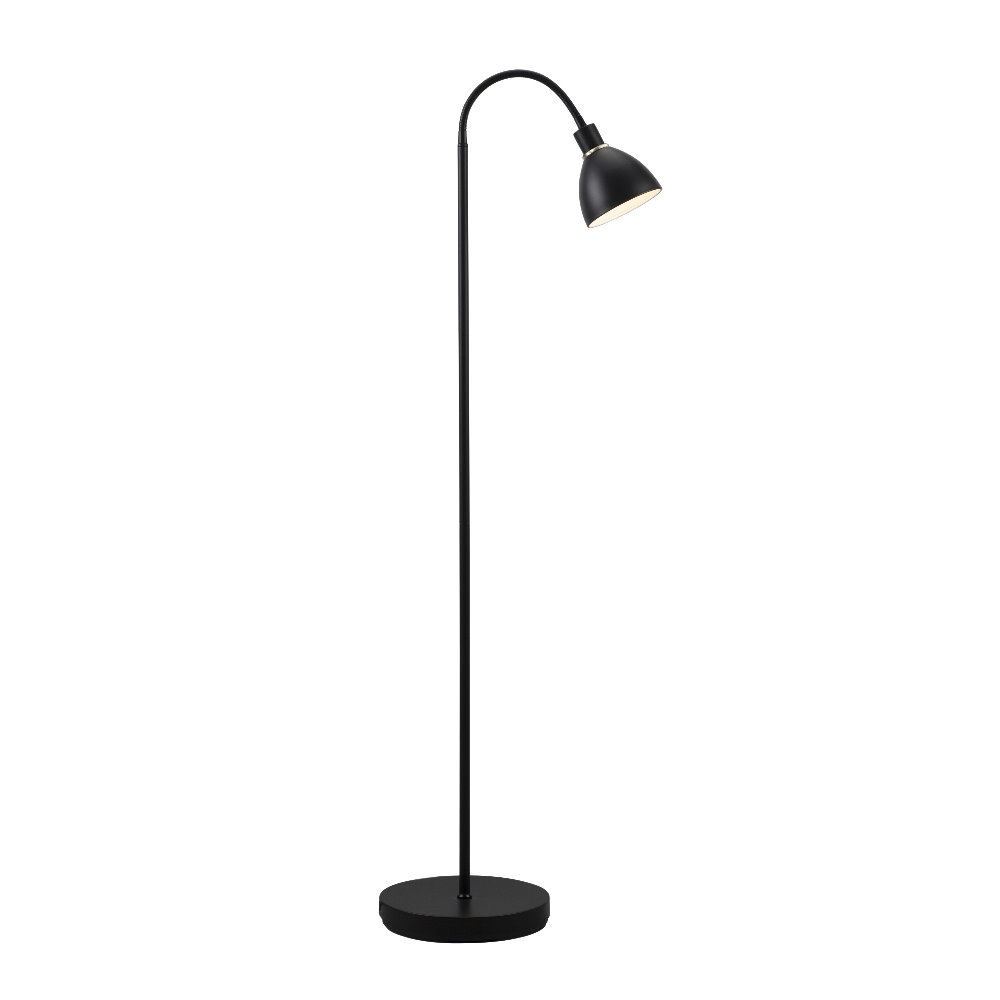 Lampa podłogowa Ray 155 cm czarna - zdjęcie 1