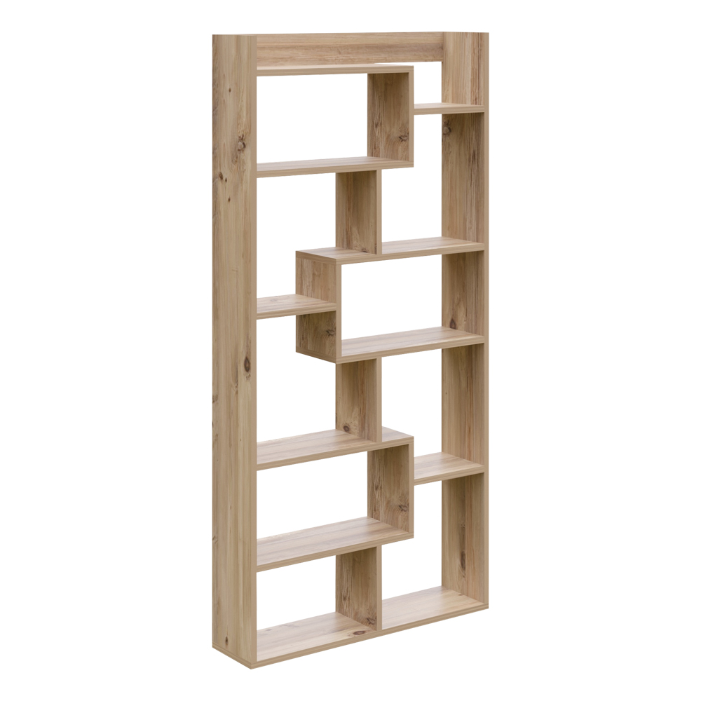 Regał na książki Katpe z wieloma półkami sosna - zdjęcie 1