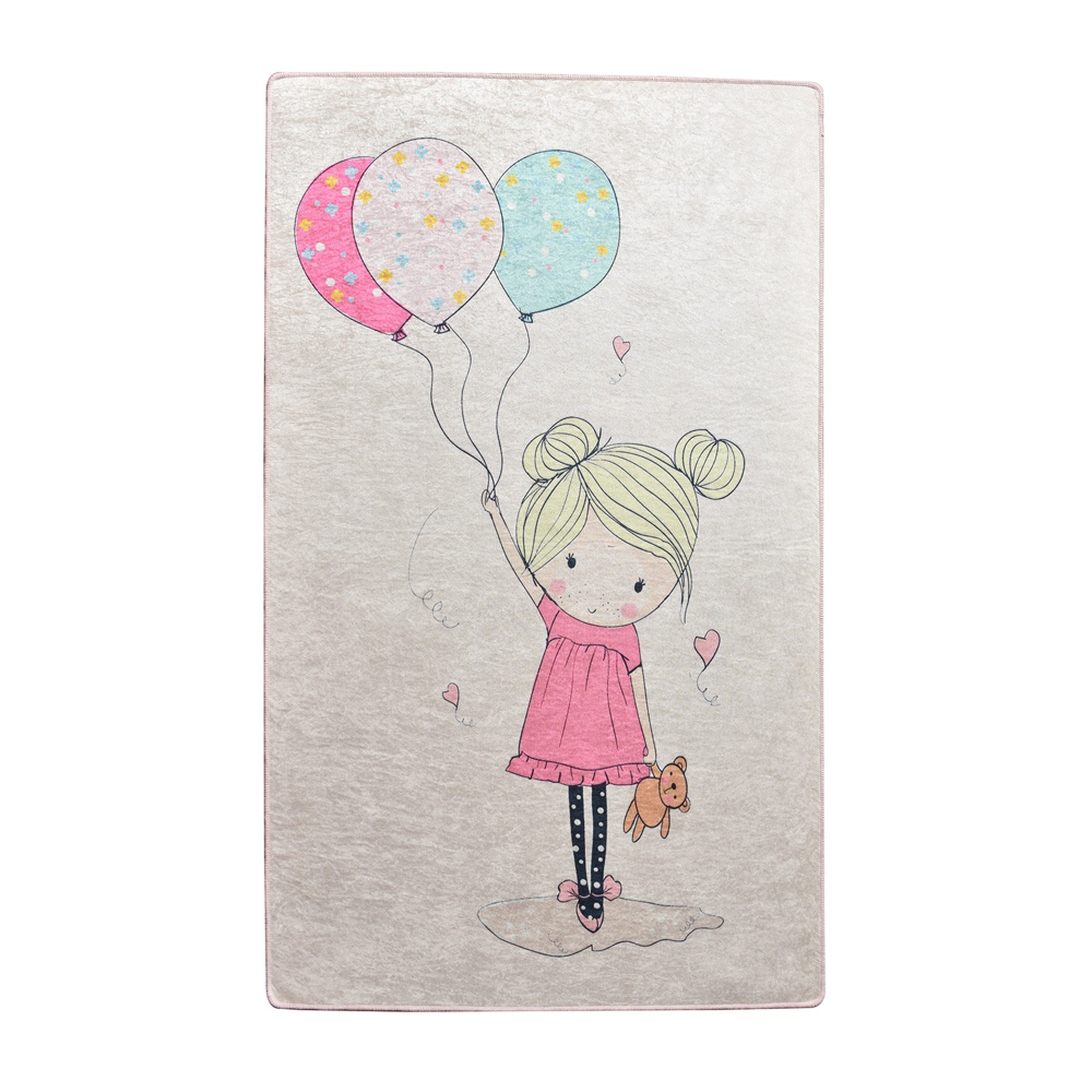 Dywan do pokoju dziecięcego Dinkley Dziewczynka 100x160 cm - zdjęcie 1