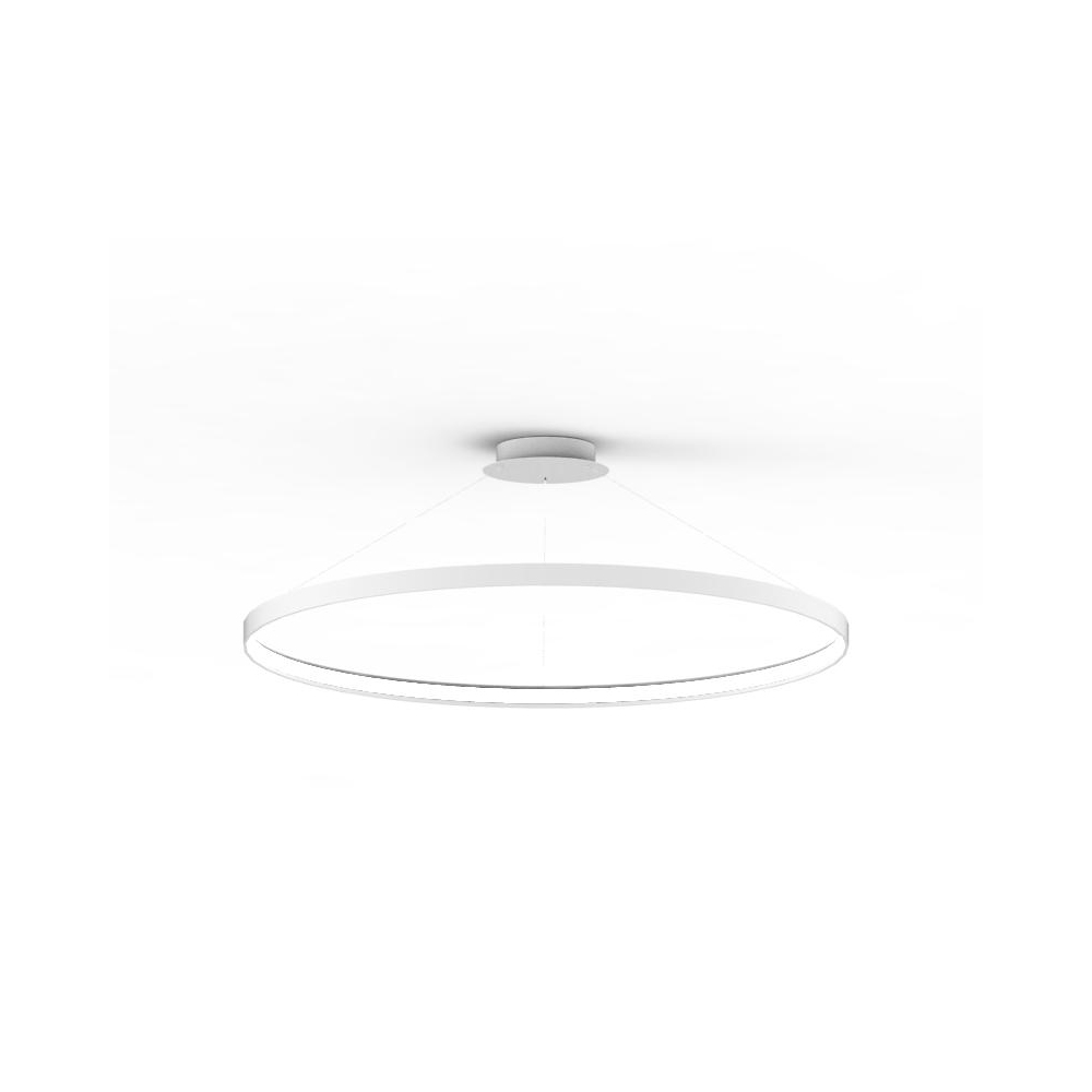 Lampa wisząca Lavorio biała średnica 110 cm - zdjęcie 1