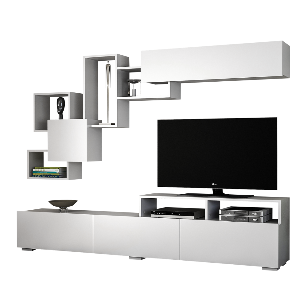 Meblościanka Sekursa biała - zdjęcie 1