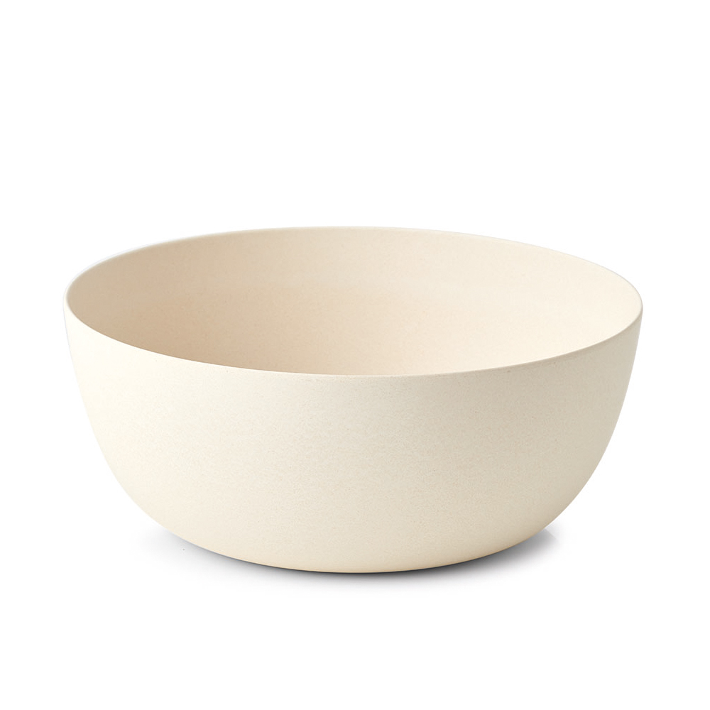 Miska Lanchy z włókna bambusowego średnica 28 cm kremowa - zdjęcie 1