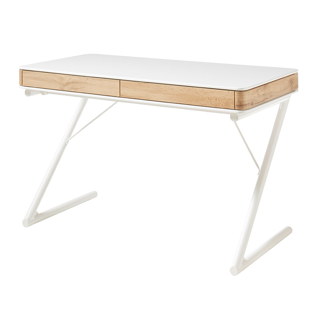 Biurko z szufladami Patrasso 120x60 cm skandynawskie - zdjęcie 1