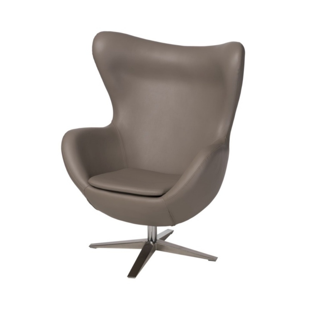 Fotel Jajo ekoskóra khaki