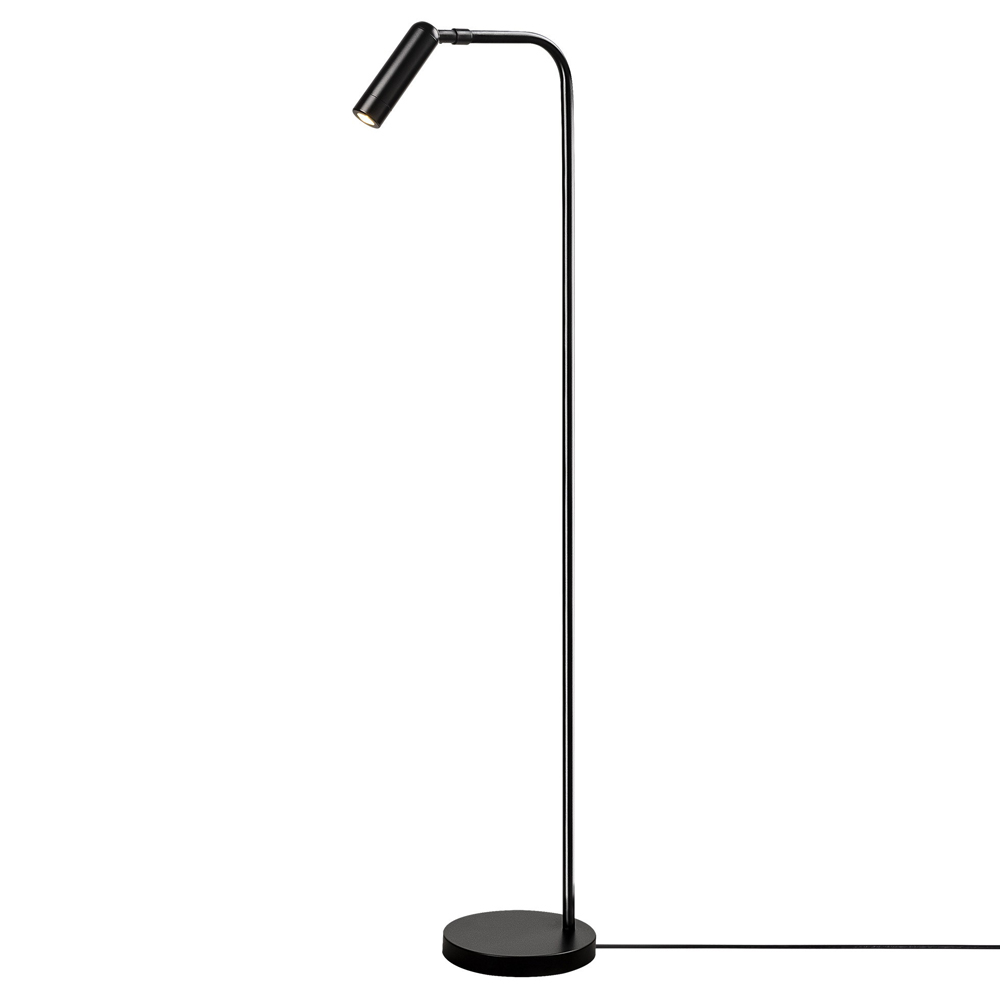 Lampa stojąca Cally minimalistyczna czarna - zdjęcie 1