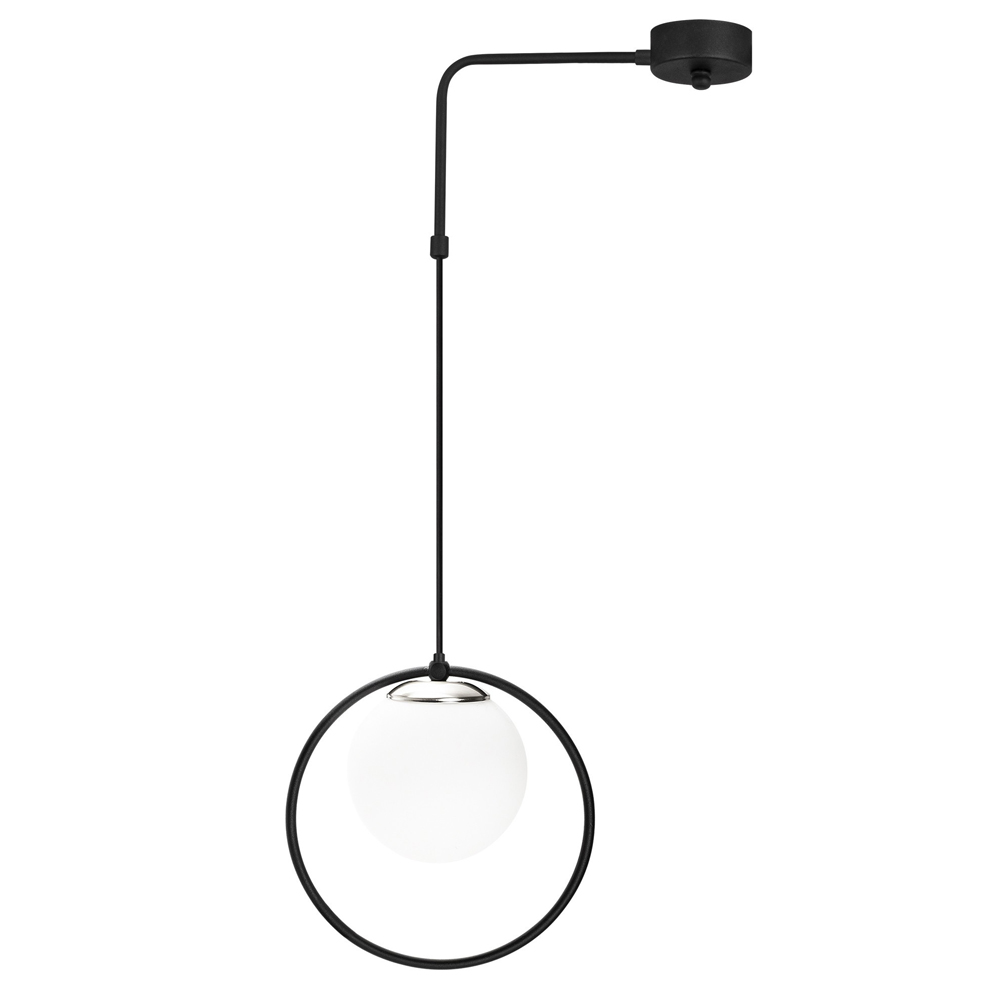 Lampa wisząca Solanum 100 cm czarno-biała - zdjęcie 1