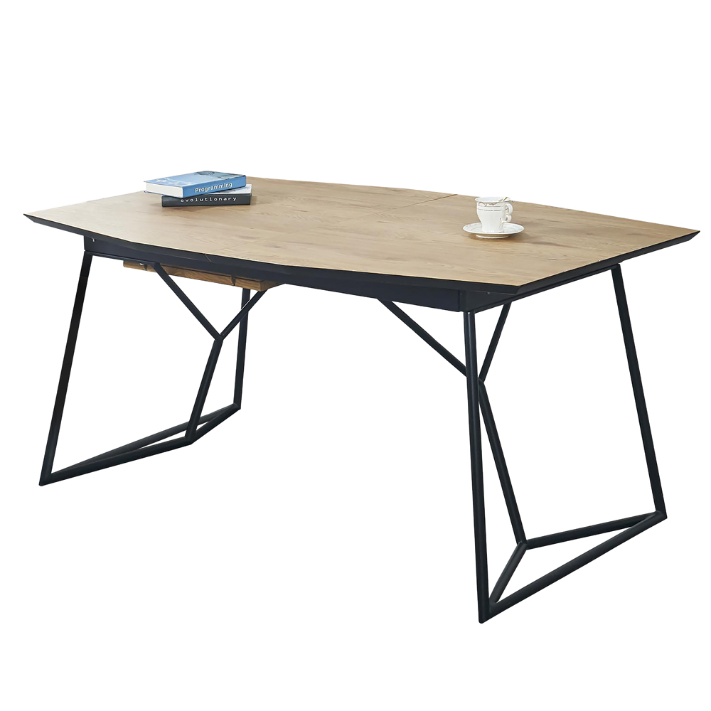 Stół rozkładany Lemudan 160-210x100 cm - zdjęcie 1