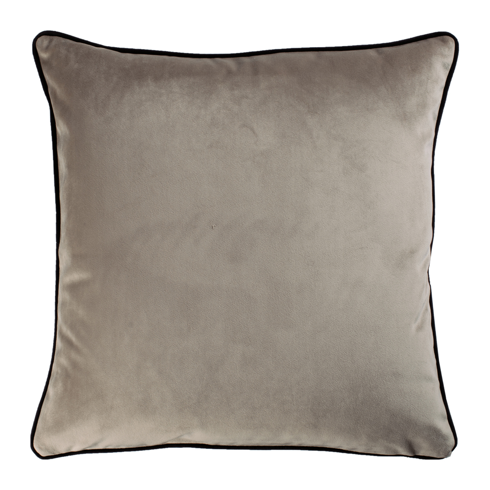 Poduszka dekoracyjna Sylvanca w tkaninie EASY CLEAN 45x45 cm szarobrązowa - zdjęcie 1