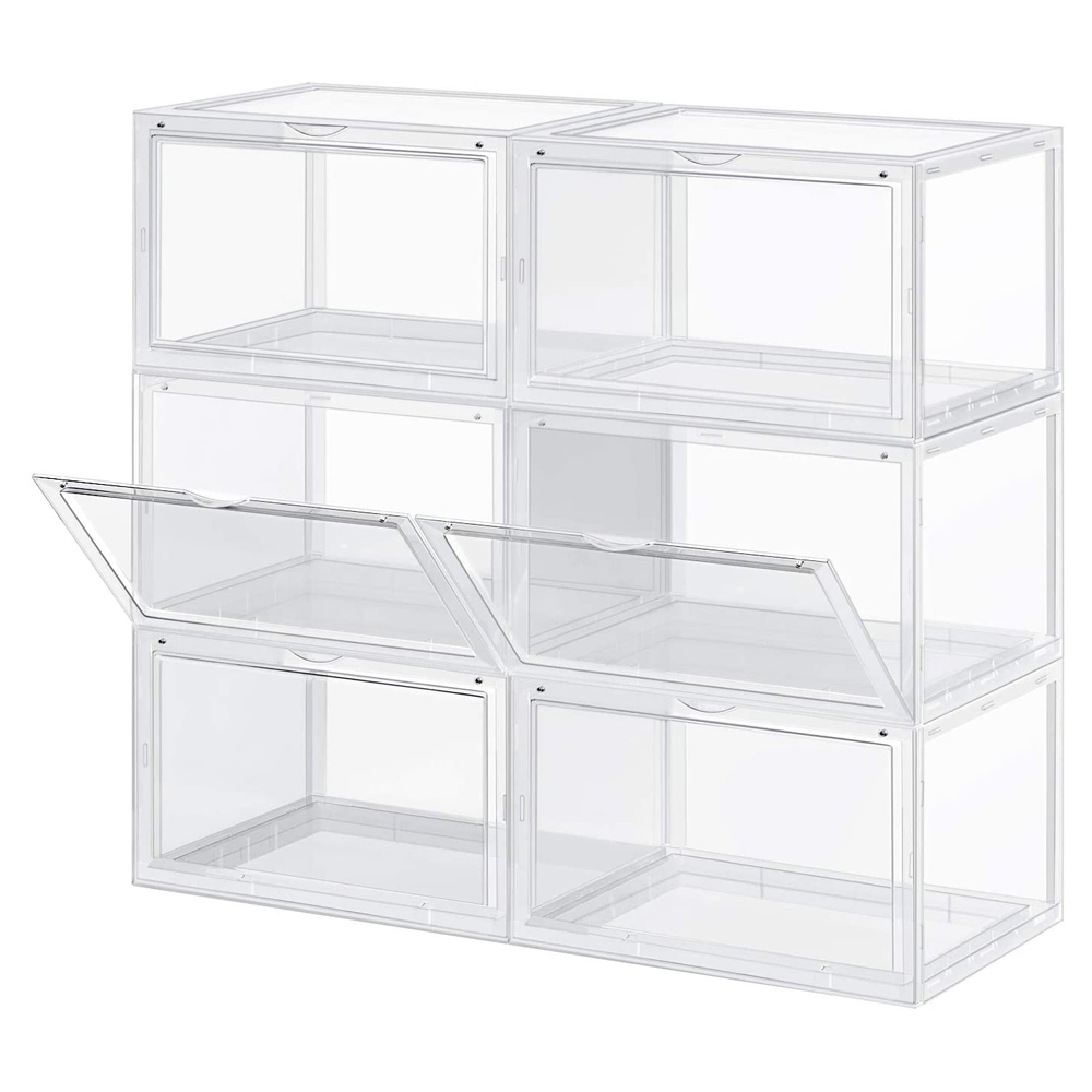 Regał na buty Cleren przezroczysty - zdjęcie 1