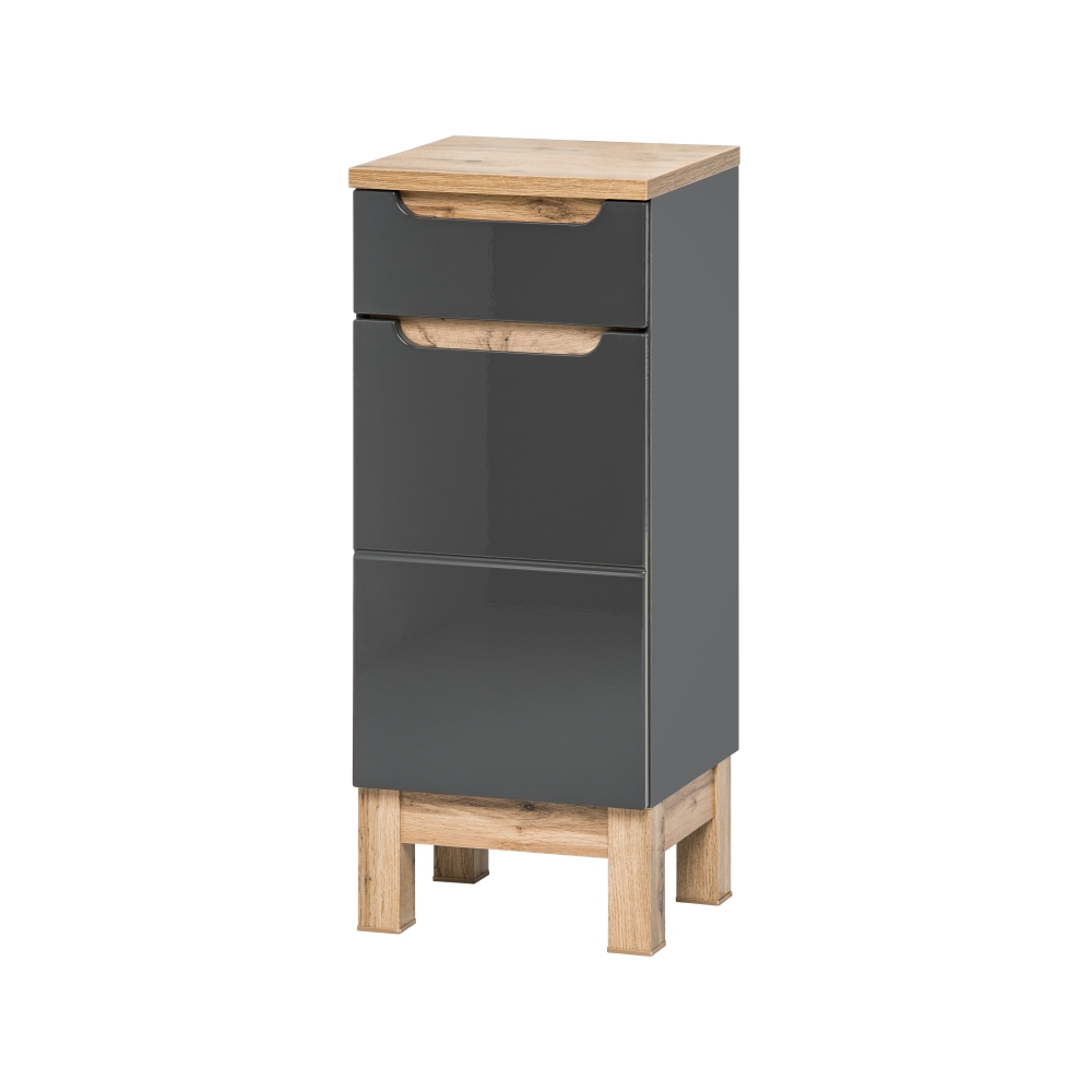 Szafka łazienkowa Jakkarta grafitowa - zdjęcie 1