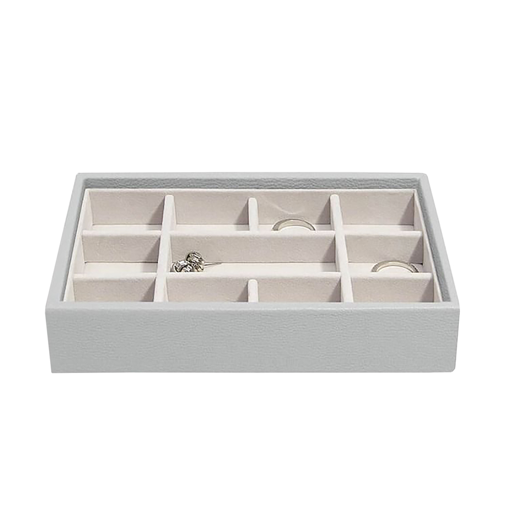 Szkatułka na biżuterię Pebble Mini Trinket Layer jasnoszara - zdjęcie 1