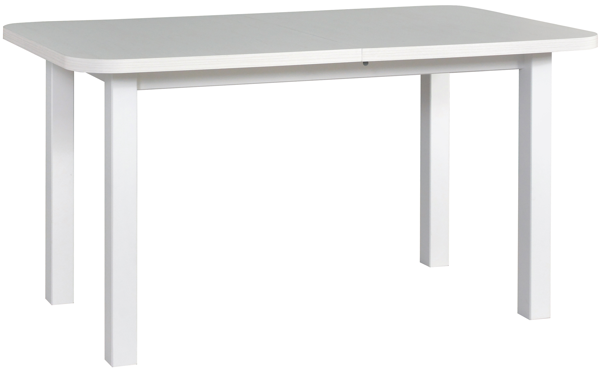Stół drewniany do jadalni rozkładany Reeveli 140-180x80 cm biały