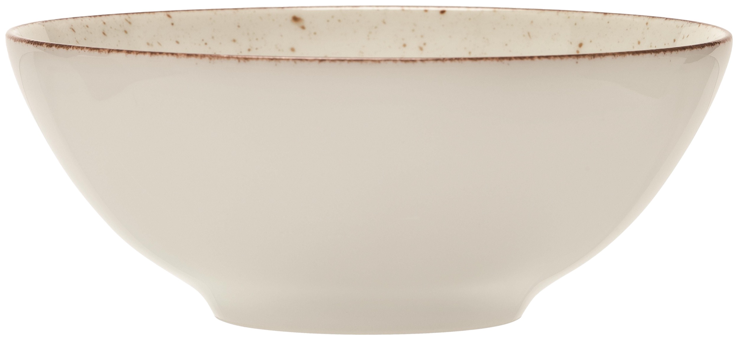 Miska salaterka porcelanowa Royal 15 cm beżowa - zdjęcie 1