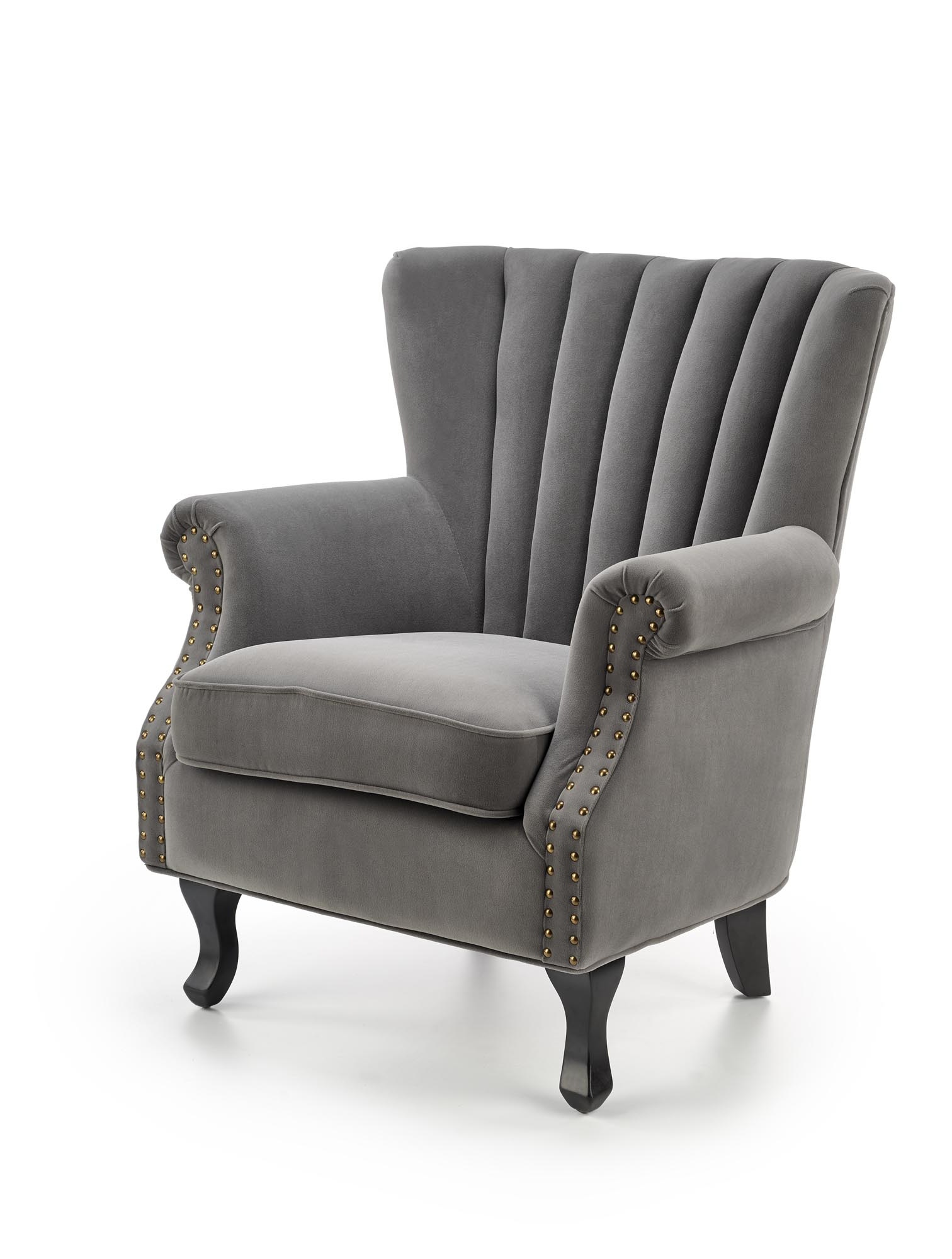 Fotel wypoczynkowy Wisevent popielaty - zdjęcie 1