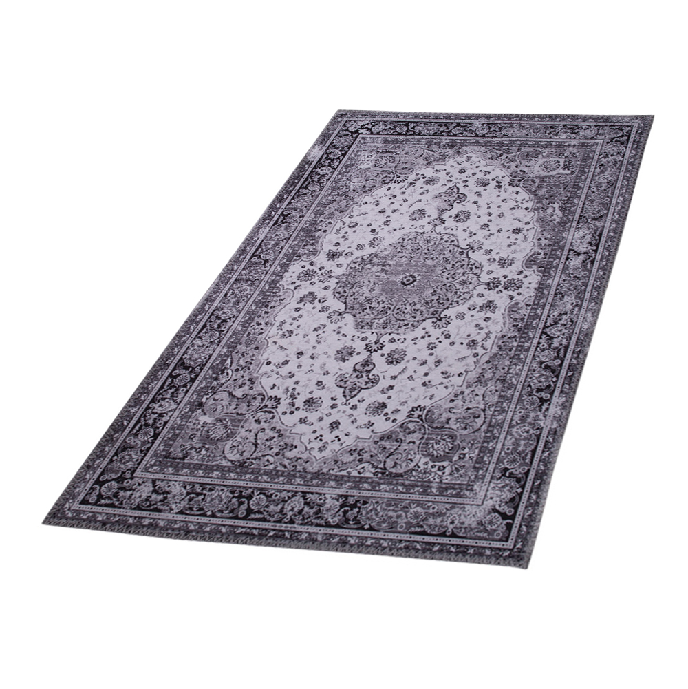 Dywan syntetyczny Netav czarno-biały - zdjęcie 1