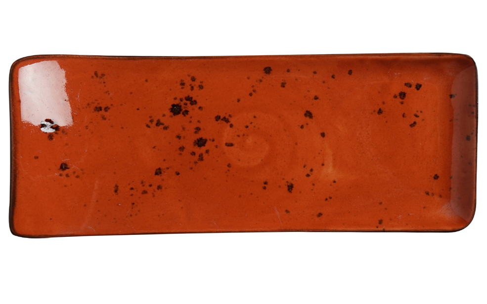 Zestaw sześciu talerzy Finnte do serwowania pomarańczowy - zdjęcie 1