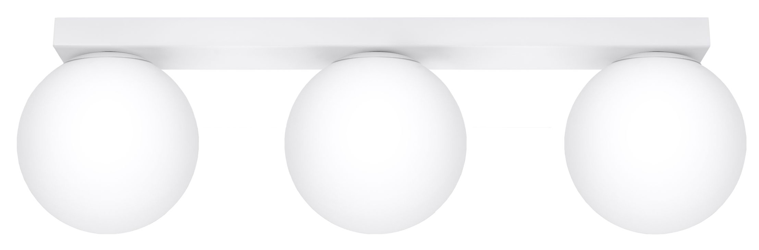 Plafon Crosians 50x14,5 cm x3 biały - zdjęcie 1