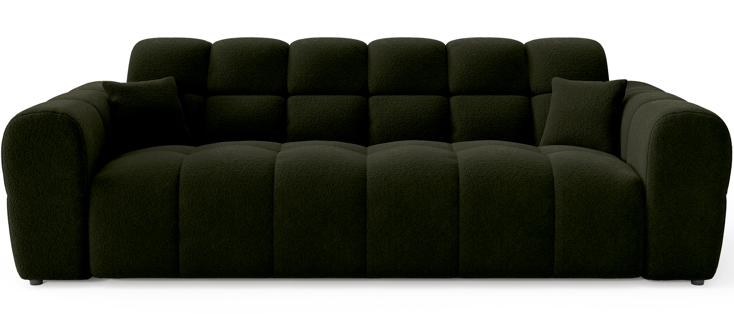 Sofa trzyosobowa Monti oliwkowa szenil