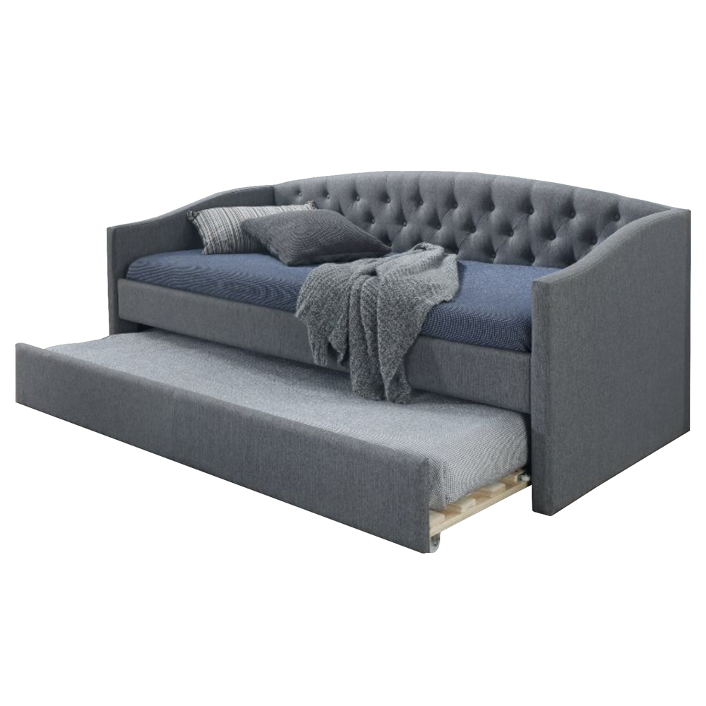 Łóżko tapicerowane wysuwane Laives - zdjęcie 1