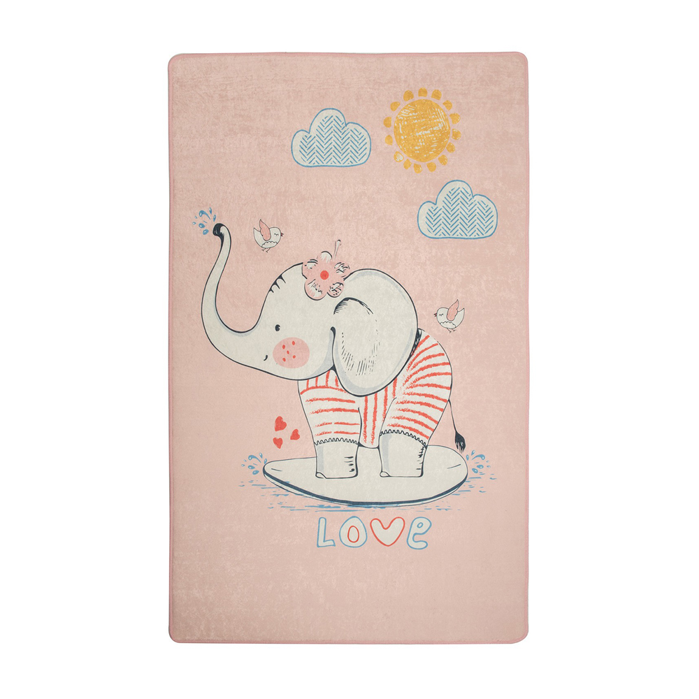 Dywan do pokoju dziecięcego Dinkley Ślicznotka różowy 100x160 cm - zdjęcie 1