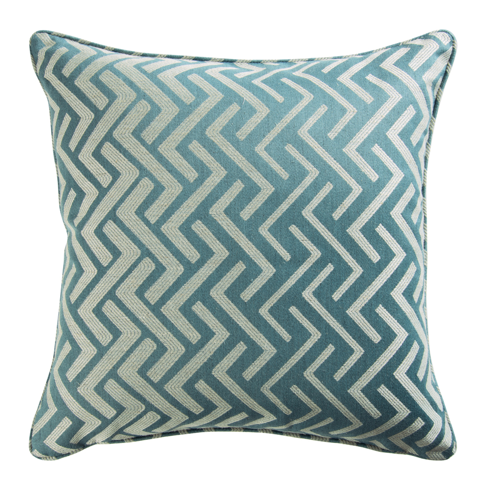 Poduszka dekoracyjna Iquiri 45x45 cm niebieski z wzorem Cosmonova by Maciej Zień - zdjęcie 1