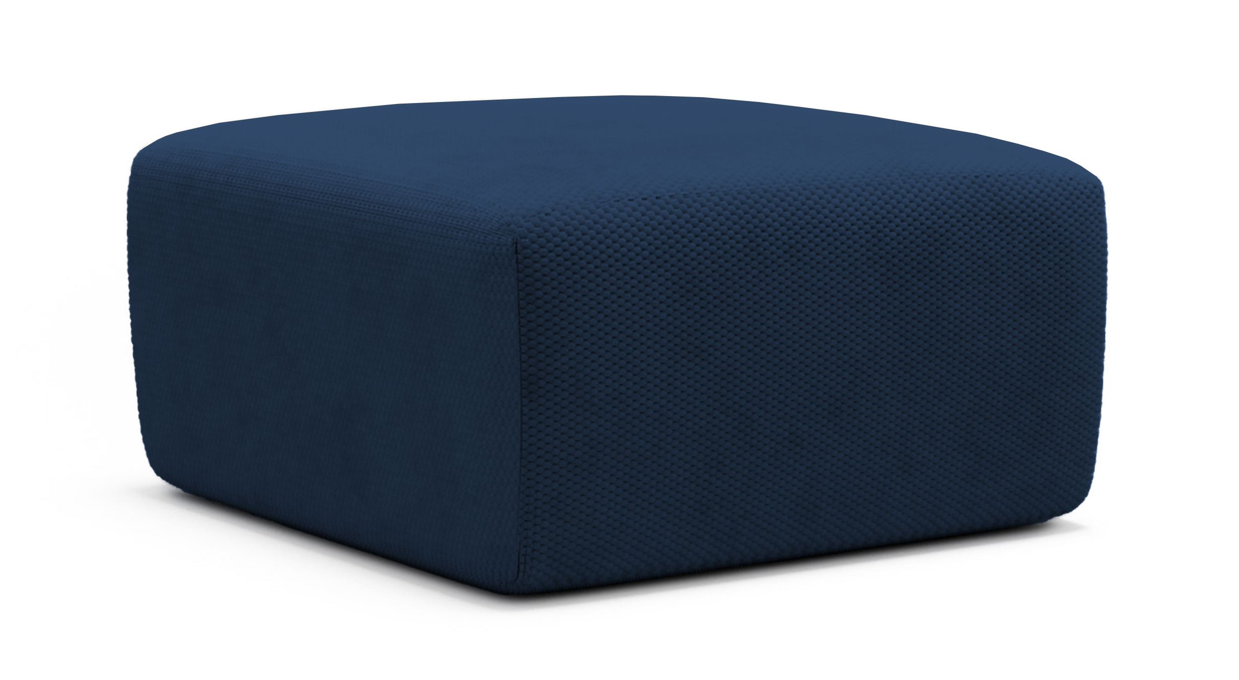 Pufa Terrafino 80x80 cm granatowa w tkaninie hydrofobowej - zdjęcie 1