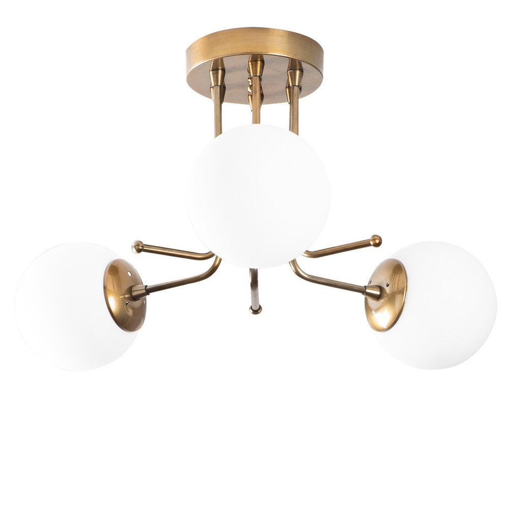 Lampa sufitowa Murrayana x3 miedziana - zdjęcie 1