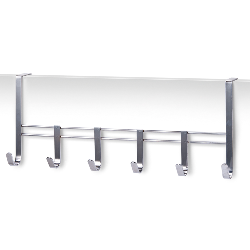 Wieszak na drzwi Mevian x6 metalowy - zdjęcie 1