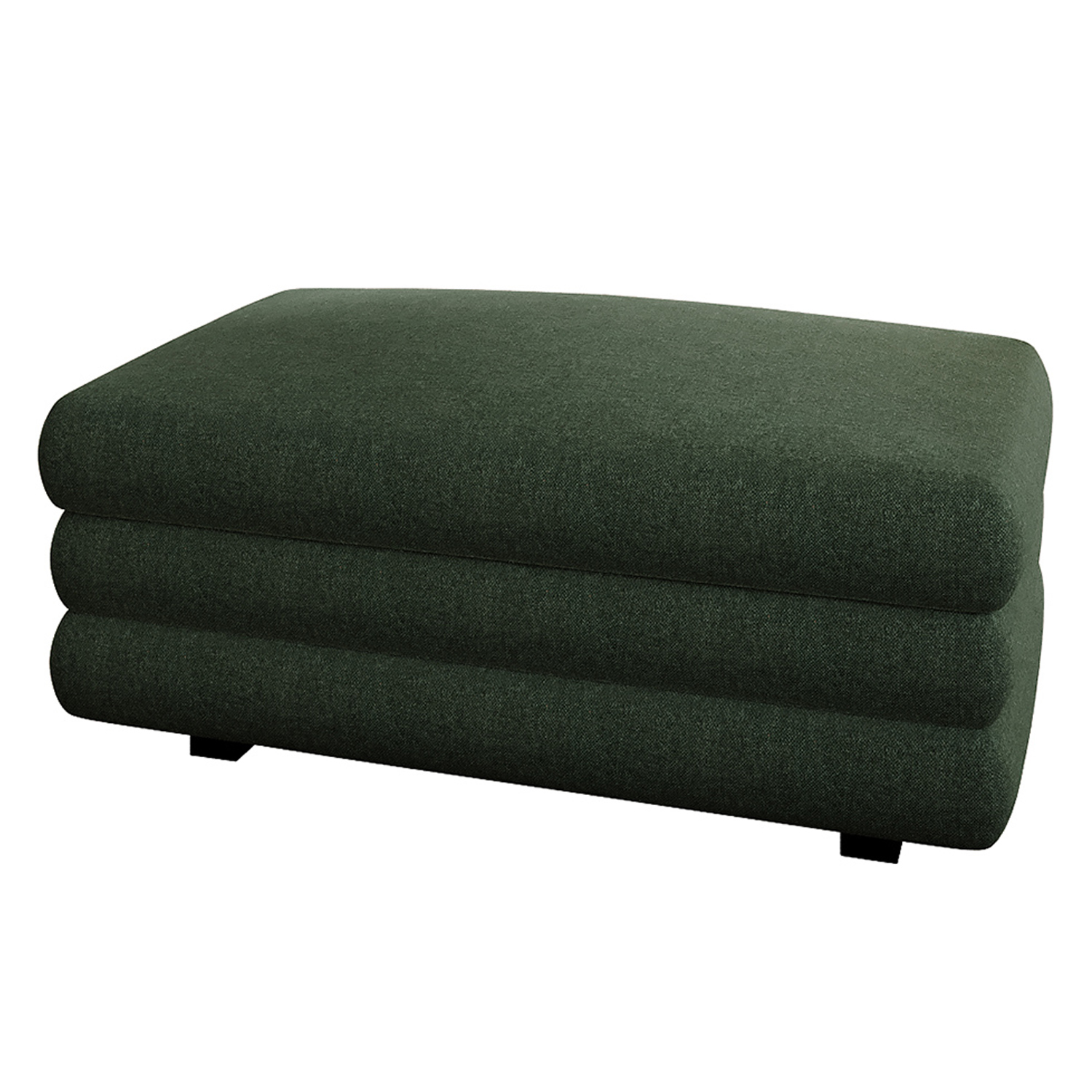 Podnóżek Lincino zielony w tkaninie łatwoczyszczącej - zdjęcie 1