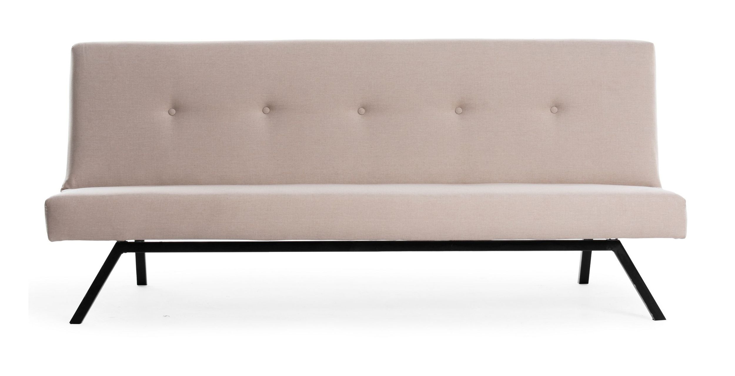 Wersalka trzyosobowa Parals kremowa - zdjęcie 1