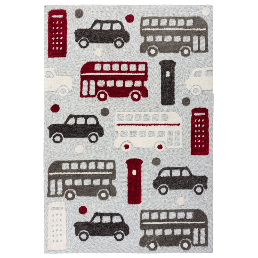 Dywan dziecięcy Pleidi z motywem samochodów - zdjęcie 1