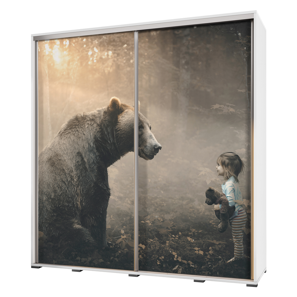 Szafa Wenecja 205 cm Przyjazny niedźwiedź - zdjęcie 1