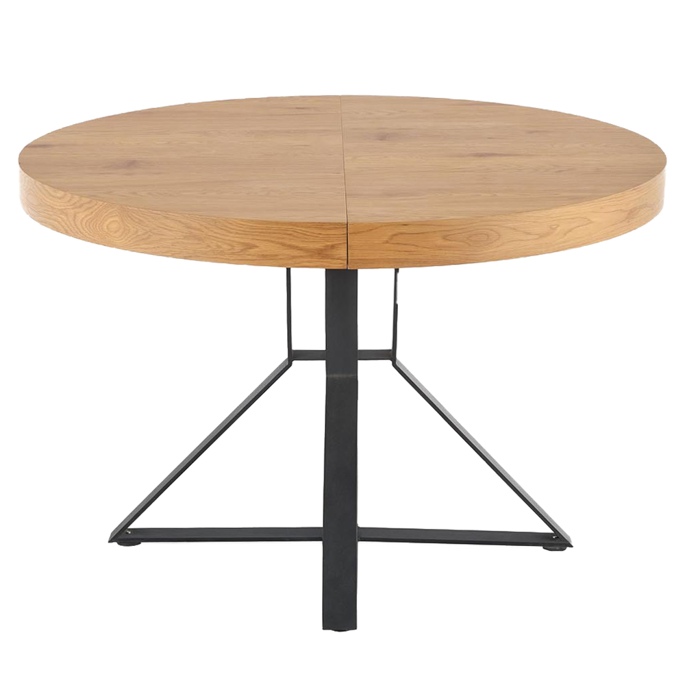 Stół rozkładany Weldners 120-160x120 cm dąb złoty - zdjęcie 1