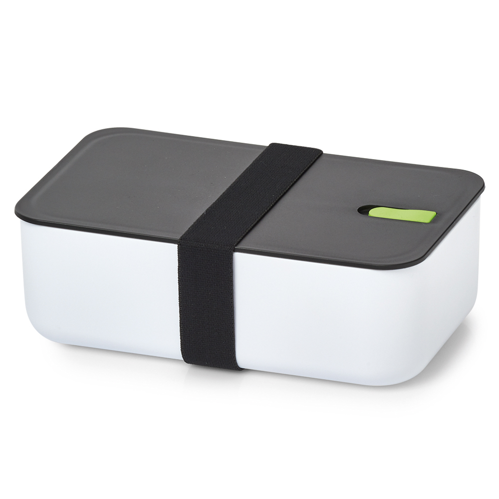 Pudełko na lunch Lanchy białe/czarne - zdjęcie 1
