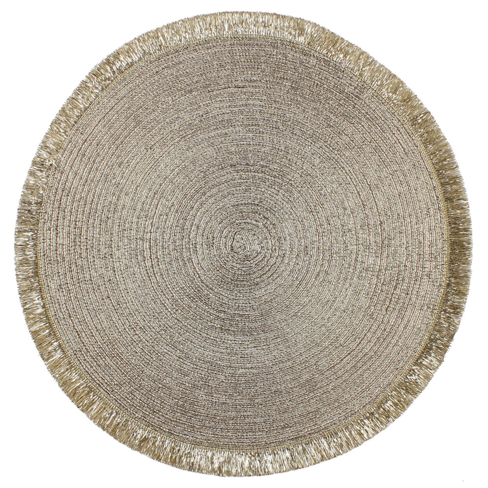 Podkładka pod talerz Ilja średnica 38 cm złota - zdjęcie 1