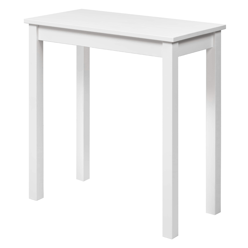 Biurko drewniane Silphium 75x38 cm białe - zdjęcie 1