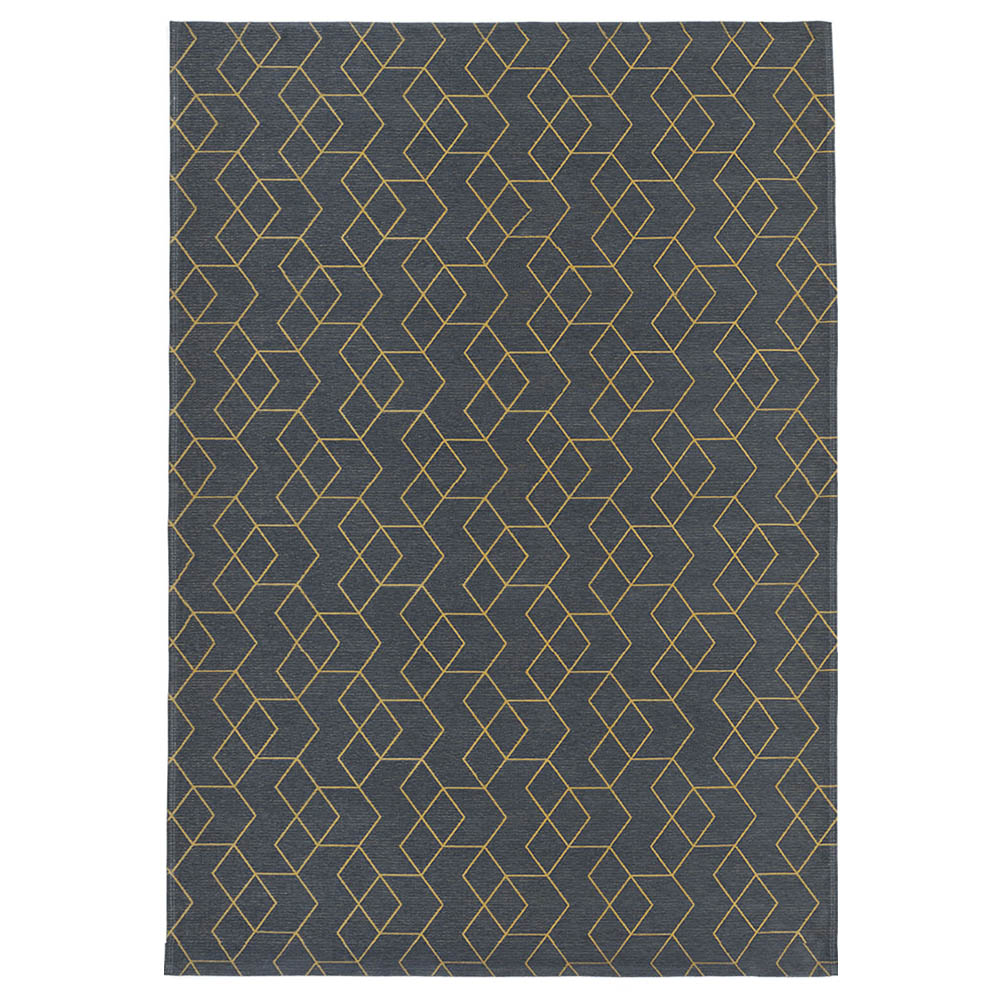 Dywan łatwoczyszczący Aquilae złoty mozaika 160x230 cm - zdjęcie 1