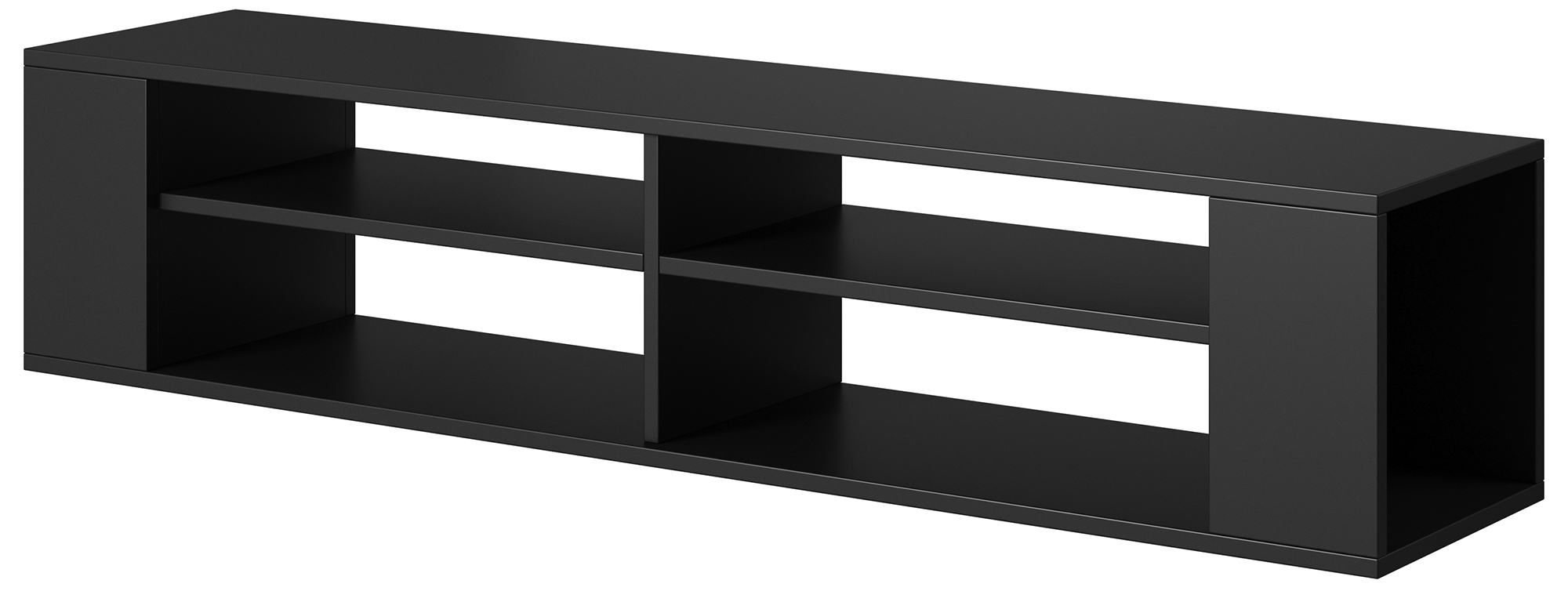 Szafka RTV Wall 140 cm Czarny - zdjęcie 1