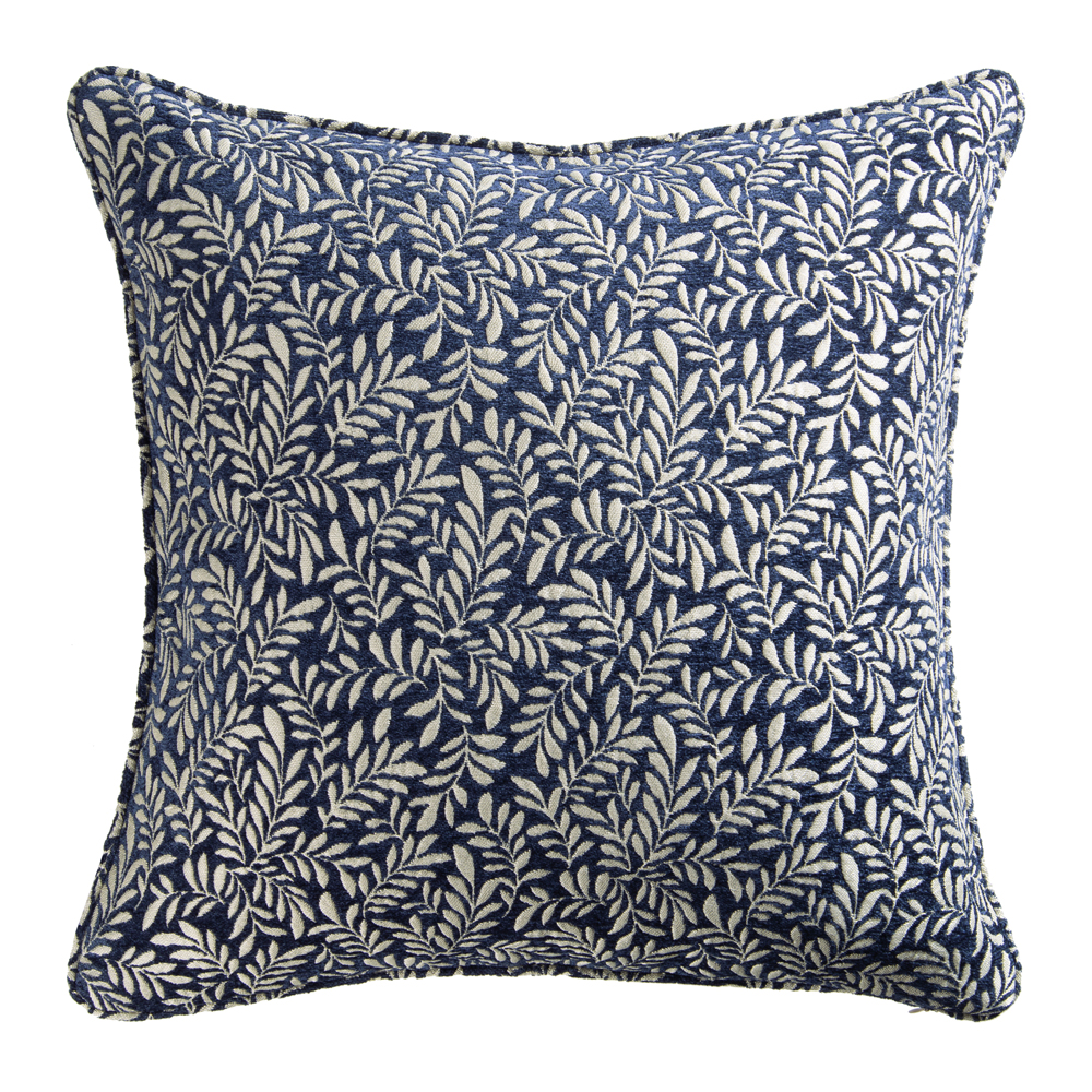 Poduszka dekoracyjna Fybbion 45x45 cm niebieski z wzorem - zdjęcie 1