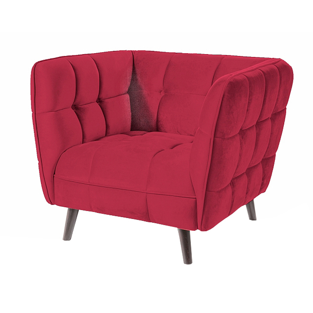 Fotel Morays bordowy - zdjęcie 1