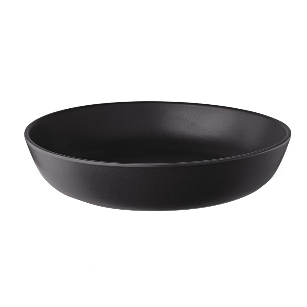 Talerz głęboki Nordic Kitchen z kamionki średnica 20 cm czarny - zdjęcie 1