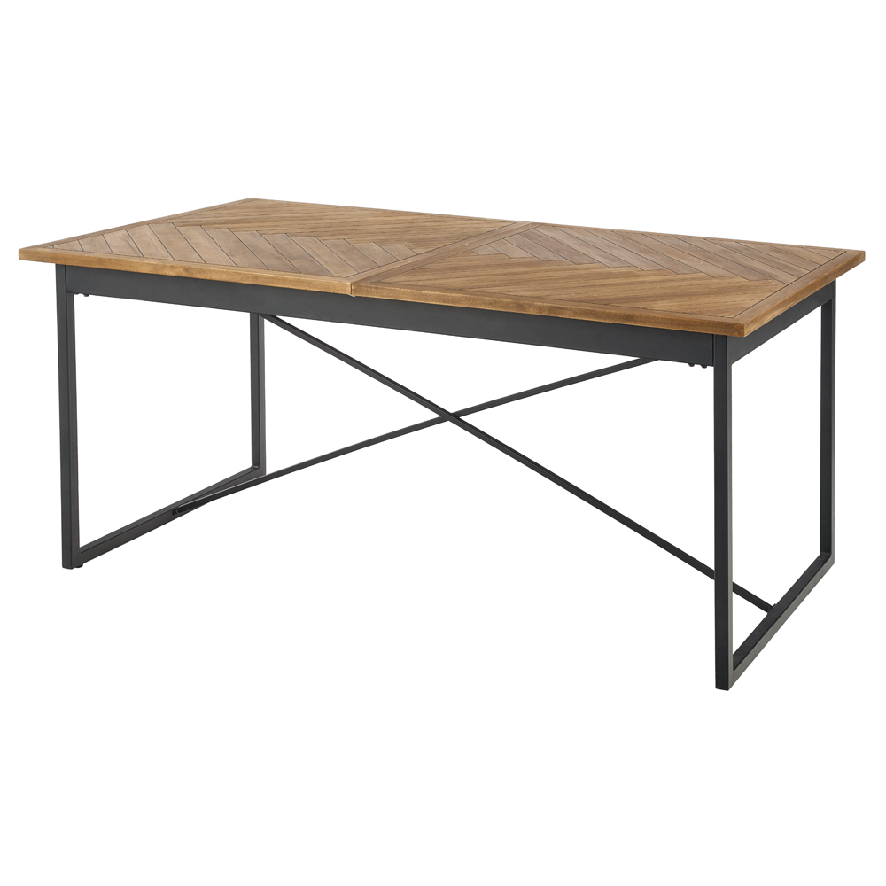 Stół rozkładany Irvirgats 180-240x90 cm dębowy - zdjęcie 1