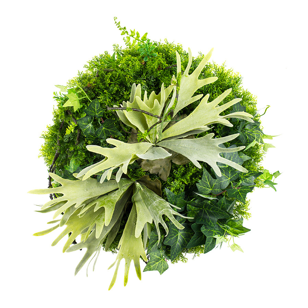 Sztuczna roślina Crumved kula 30 cm - zdjęcie 1