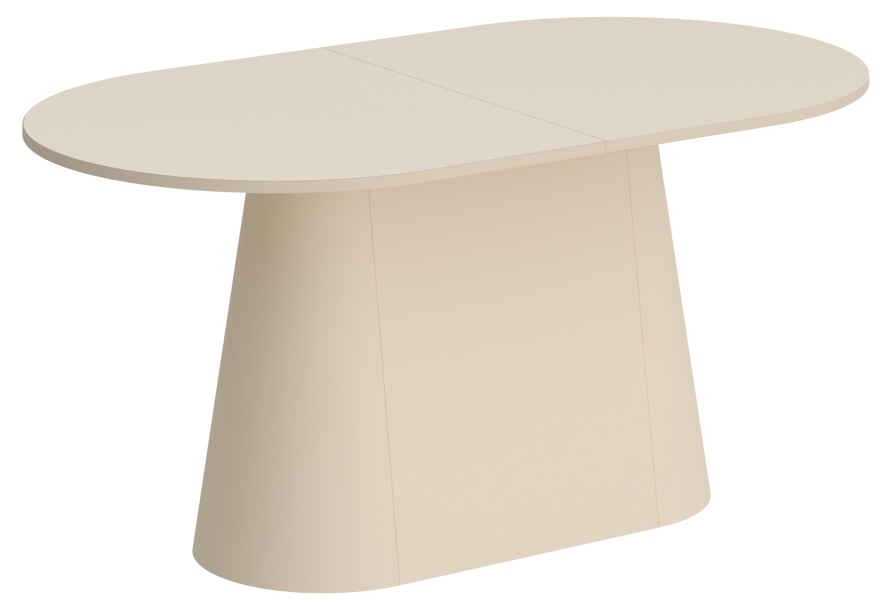 Stół rozkładany Ferbenne 160-208x89 cm cappuccino mat