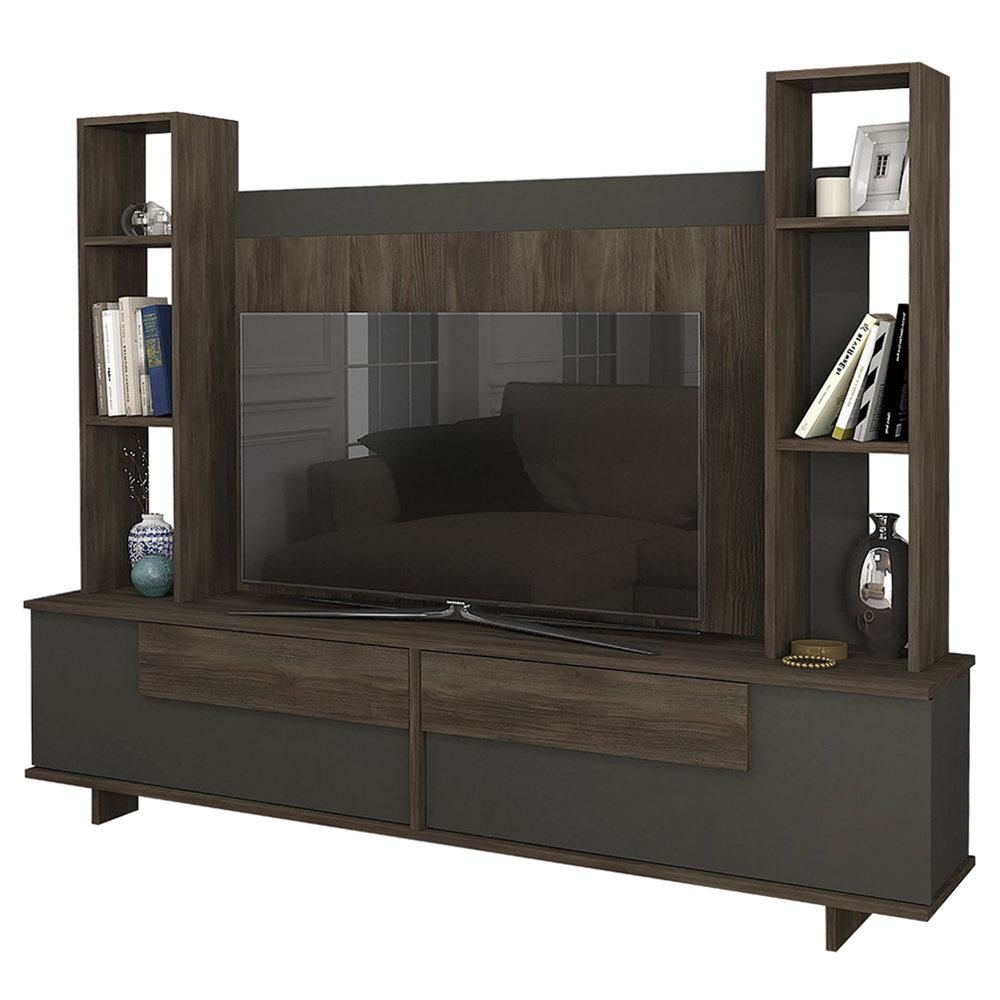 Meblościanka Murrie antracyt/orzech - zdjęcie 1